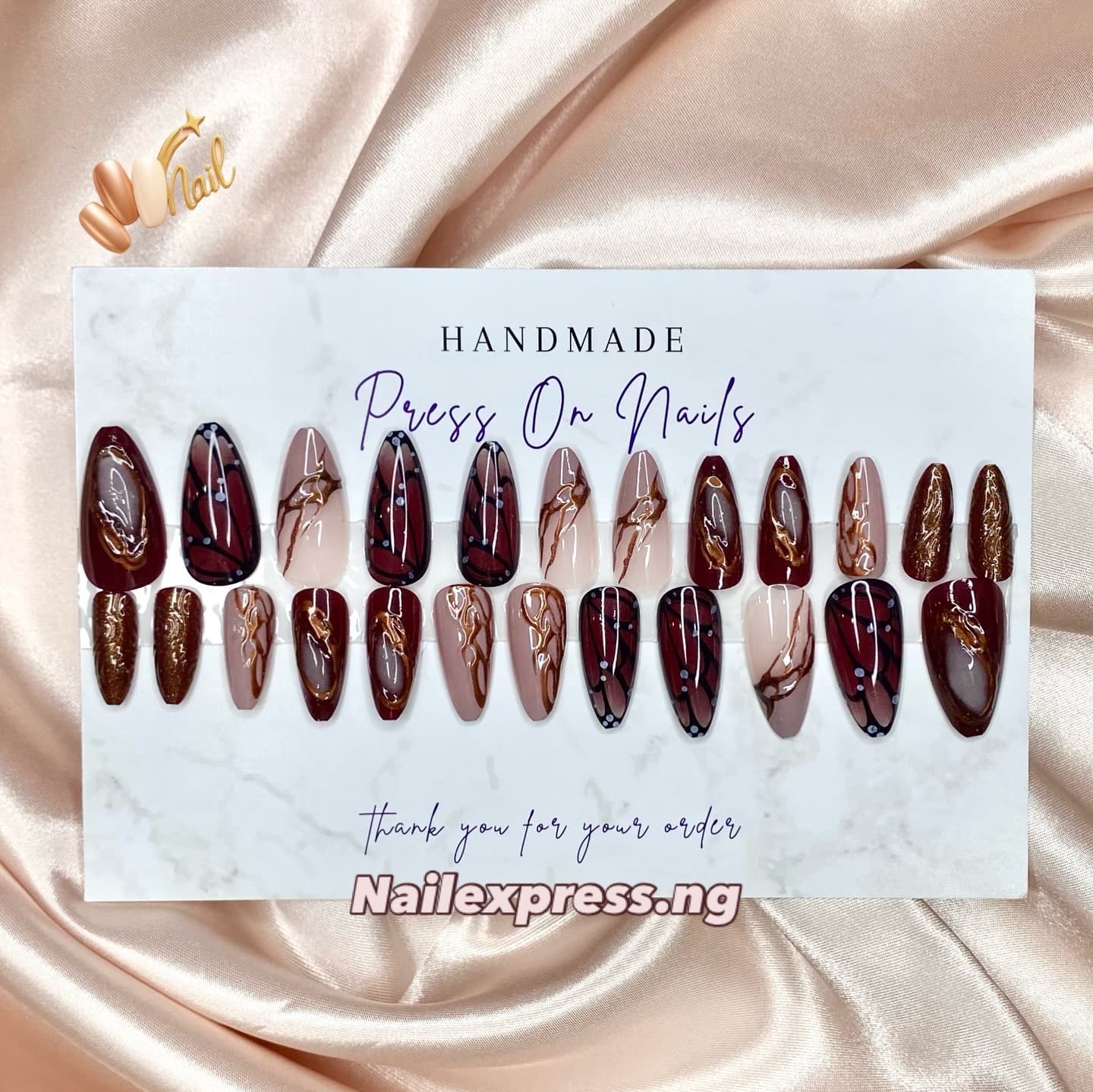Maroon Marble